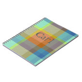 Carnet Plaid décoratif (Côté gauche)