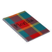 Carnet Plaid Décoratif (Côté Droit)