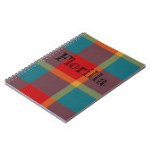 Carnet Plaid Décoratif (Côté gauche)