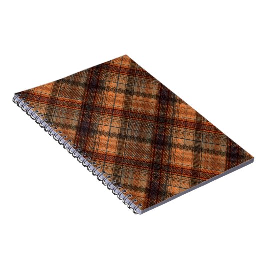 Carnet Plaid écossais écossais écossais écossais marron o (Côté Droit)