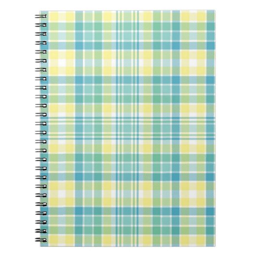 Carnet Plaid en pastel (Devant)