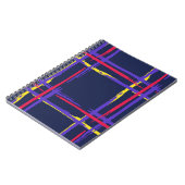 Carnet Plaid. Grunge Stripes Simples. Texture Abstraite w (Côté gauche)