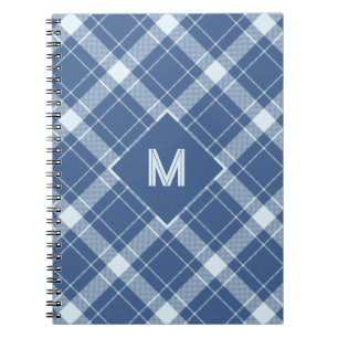 Carnet Plaid Monogramme personnalisé / Motif Tartan