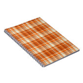 Carnet Plaid orange (Côté Droit)