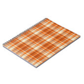 Carnet Plaid orange (Côté gauche)