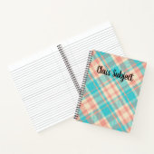 Carnet Plaid personnalisable (Intérieur)