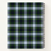 Carnet Plaid Tartan Clan Gordon Recettes de vacances fami (Dos)