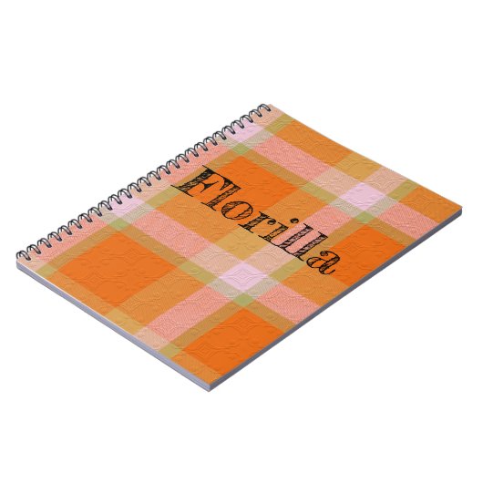 Carnet Plaid With Pattern  Notebook (Côté gauche)