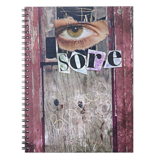 Carnet plaie pour les yeux (Devant)