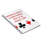 Carnet plaisanterie de joueurs de carte (Côté Droit)