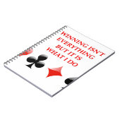 Carnet plaisanterie de joueurs de carte (Côté gauche)