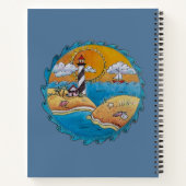 Carnet Plaisir estival de la plage rivage côtier ensoleil (Dos)