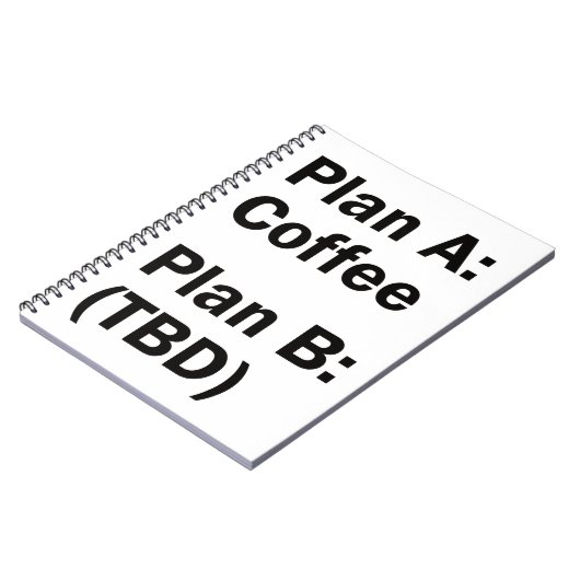 Carnet Plan café (Côté gauche)