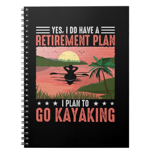 Carnet Plan de retraite Kayak (Devant)