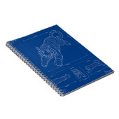 Carnet Plan de saut de tigre – Affiche de ligne technique (Côté Droit)