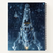Carnet Plan de vaisseau spatial Sci-Fi (Dos)