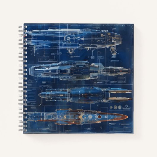Carnet Plan d'expédition spatiale (Devant)