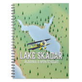 Carnet Plan du lac Skadar Albanie et Monténégro (Devant)