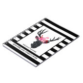 Carnet Plan géométrique de la tête de cerf et des plans d (Côté gauche)