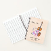 Carnet Plan Mariage pour violon, chaussures de ballet et  (Intérieur)