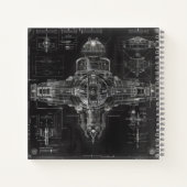 Carnet Plan noir de l'expédition spatiale (Dos)