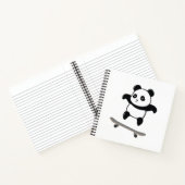 Carnet Planche à roulettes bébé panda (Intérieur)
