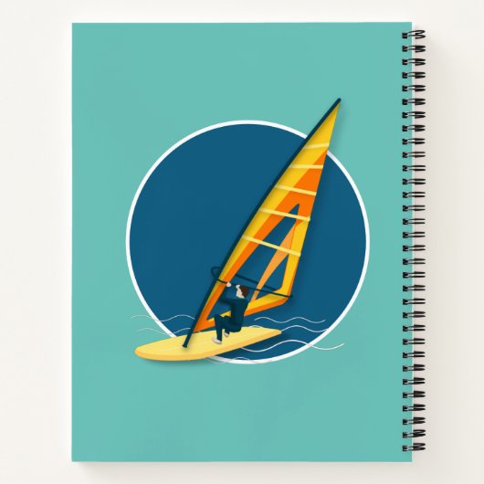Carnet Planche à voile (Dos)