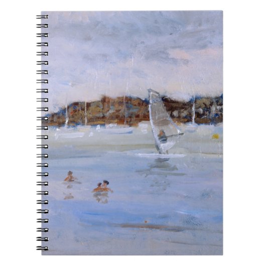 Carnet Planche à voile et baigneurs (Devant)