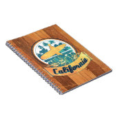 Carnet Planche de surf de la Californie (Côté Droit)