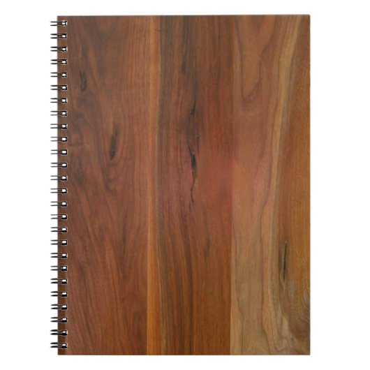 Carnet Plancher en bois foncé de grain (Devant)