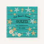 Carnet Planes de plage et Starfish Guest (Devant)