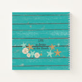 Carnet Planes de plage et Starfish Guest (Dos)