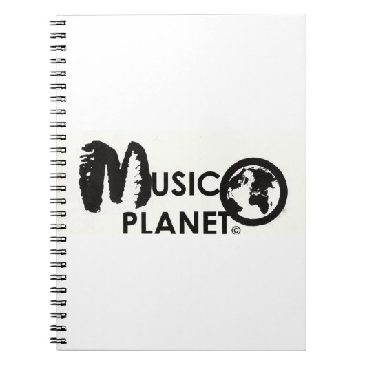 CARNET PLANÈTE DE MUSIQUE MARCHANDISES (Devant)