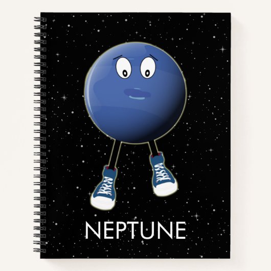Carnet Planète Neptune & Étoiles (Devant)
