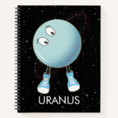 Carnet Planète Uranus & Étoiles (Devant)