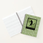 Carnet Planète vivante sifaka lemur primate moss vert (Intérieur)