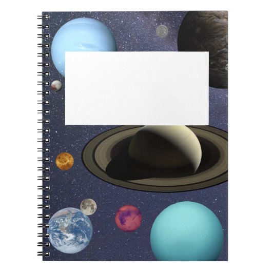 Carnet Planètes du système solaire (Devant)