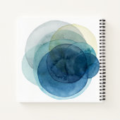 Carnet Planètes en évolution - Cercles d'aquarelle (Dos)