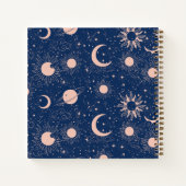 Carnet Planètes et étoiles Motif (Dos)