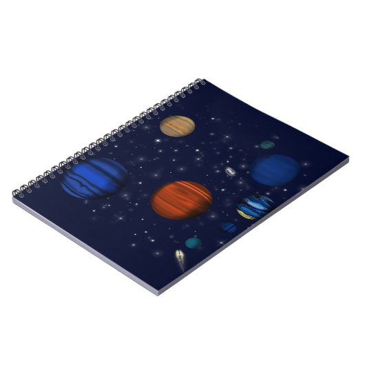 Carnet Planètes et galaxies dans l'espace (Côté gauche)