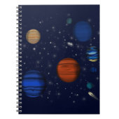 Carnet Planètes et galaxies dans l'espace (Devant)