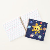 Carnet Planètes Galaxie spatiale (Intérieur)