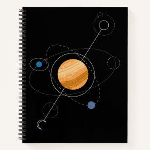 Carnet Planètes système solaire Lune de soleil