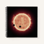 Carnet Planètes Transitant Red Nwarf Star Dans Trappist-1 (Devant)