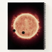 Carnet Planètes Transitant Red Nwarf Star Dans Trappist-1 (Dos)