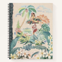 Planificateur d'affiche de voyage hawaïenne vintag