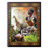 Carnet Planificateur de la reine tribale africaine (Devant)