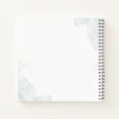 Carnet Planificateur de mariage élégant à feuillage d'euc (Dos)