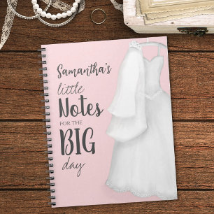 Carnet Planificateur de mariage rose élégant personnalisé