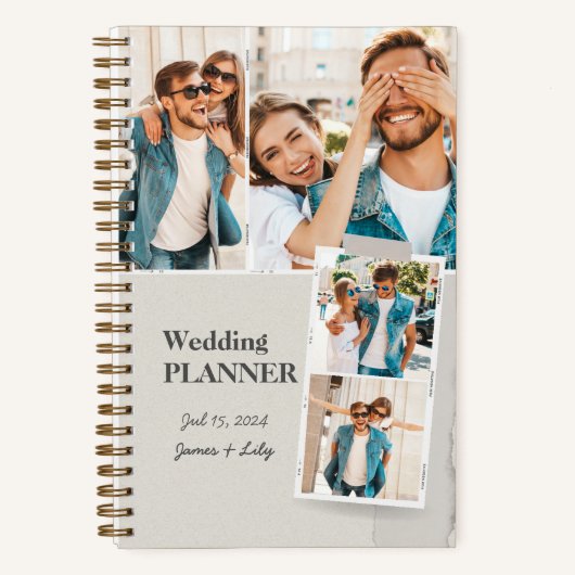 Carnet Planificateur de photos mariage (Recto)